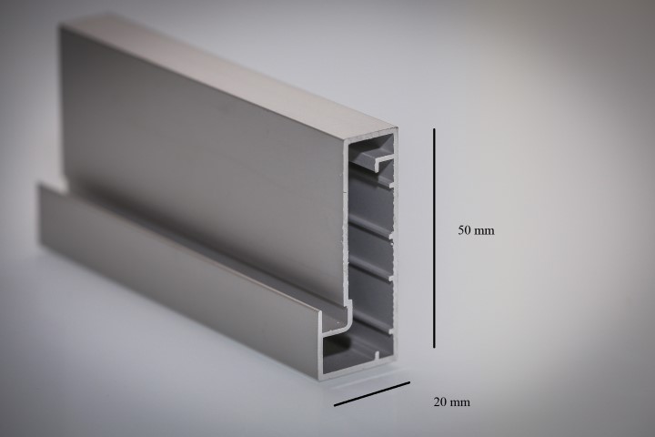 profil aluminiowy R07 kolor anoda srebrna